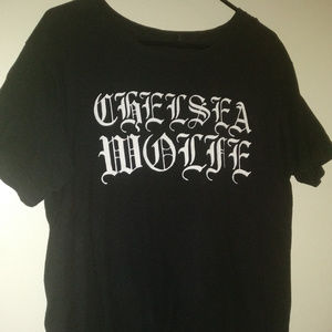 Black Chelsea Wolfe t-shirt